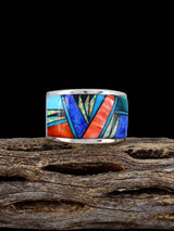Navajo Multistone Inlay Ring Size 9 1/2