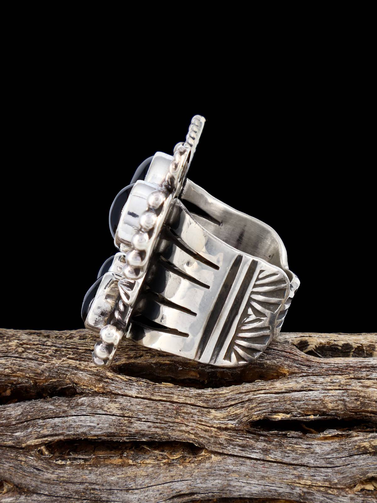 Kingman Redweb Bague en argent sterling turquoise, taille 10,5