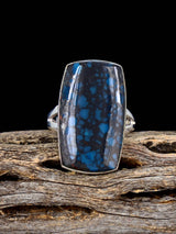 Navajo Cloud Mountain Turquoise Ring, Size 8