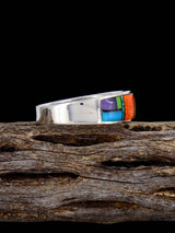 Navajo Multistone Inlay Ring, Size 11 1/2