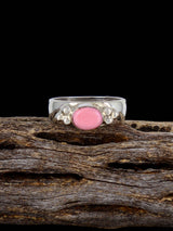 Navajo Pink Conch Ring Size 6