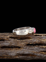 Navajo Pink Conch Ring Size 6