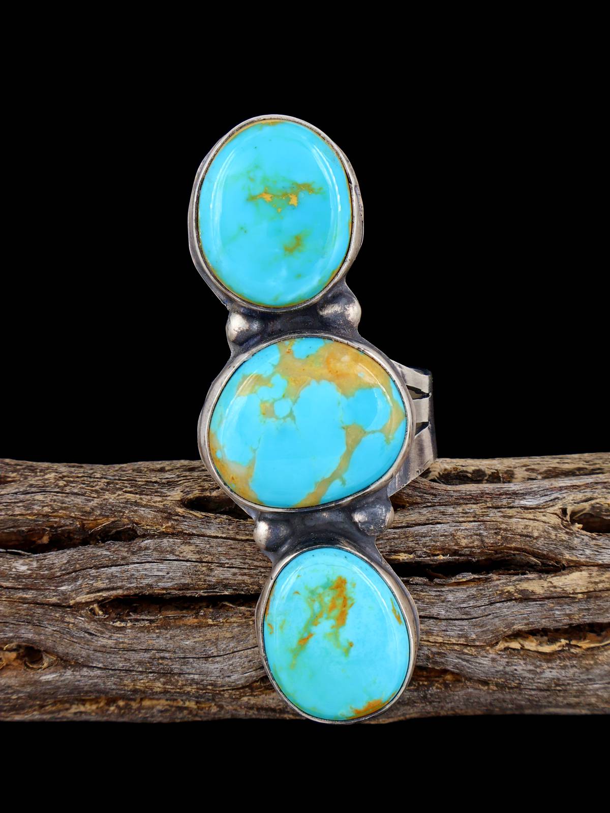 Navajo Royston Turquoise Ring, Size 10