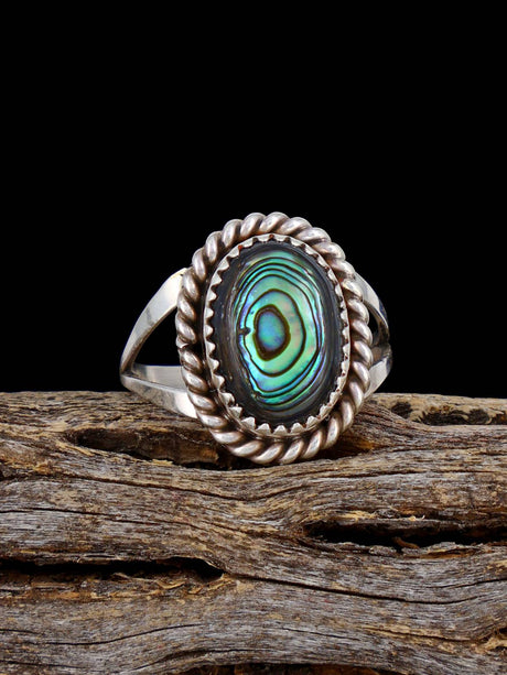 Anneau de corail méditerranéen Navajo, taille 8 1/2