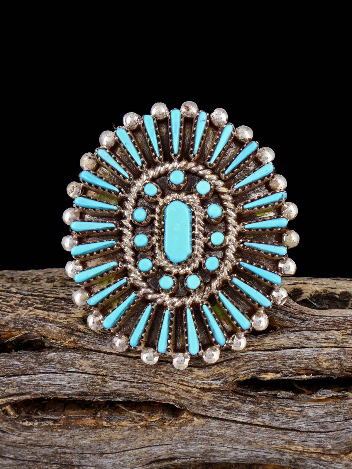 Anillo de coral Zuni, talla 8