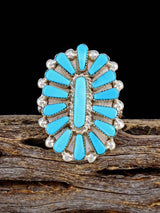Anillo de coral Zuni, talla 8
