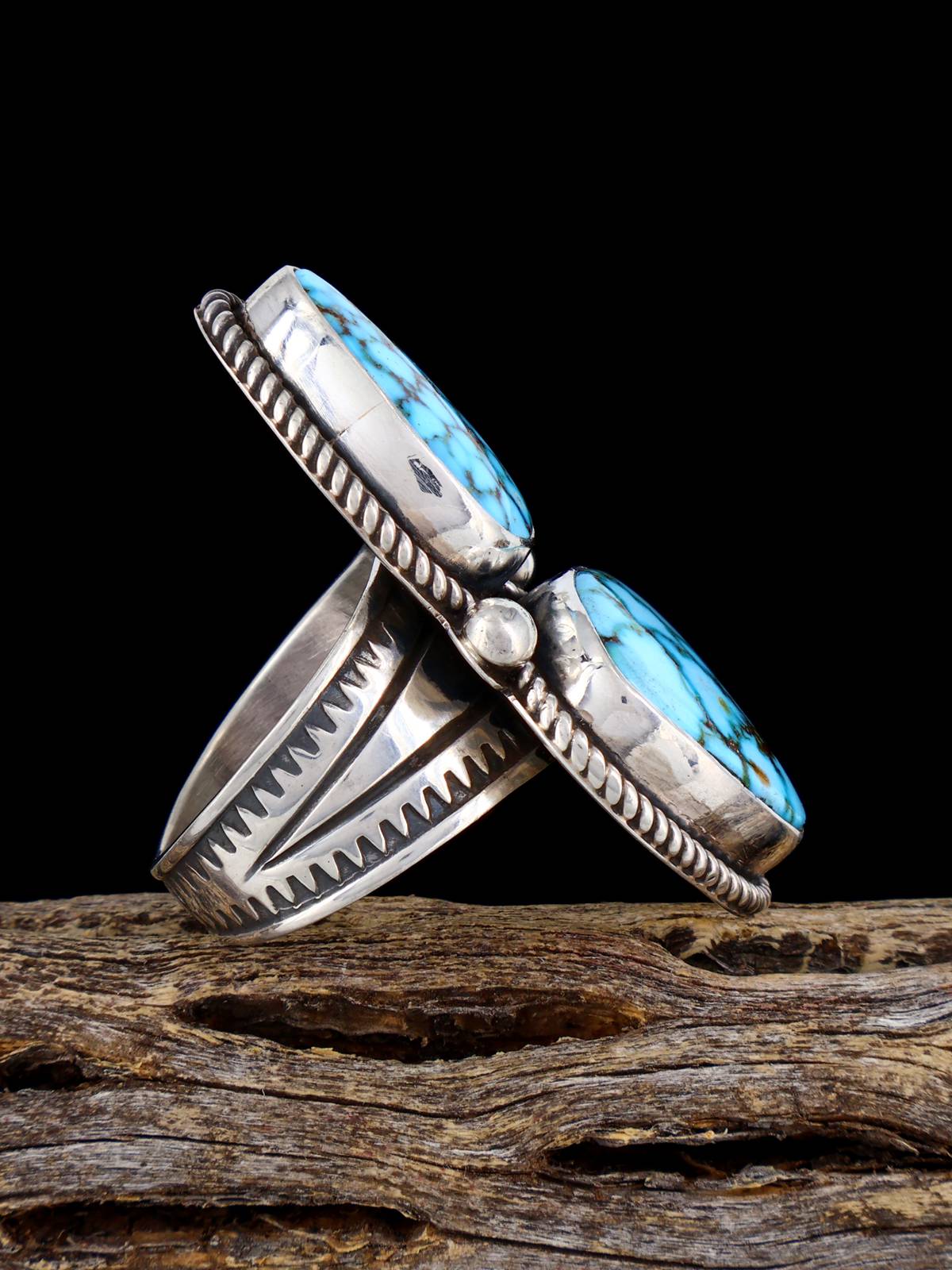 Bague turquoise Kingman, taille 8