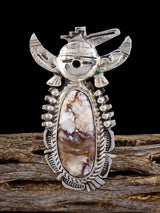 Anillo Navajo #8 Turquesa Kachina, Tamaño 8