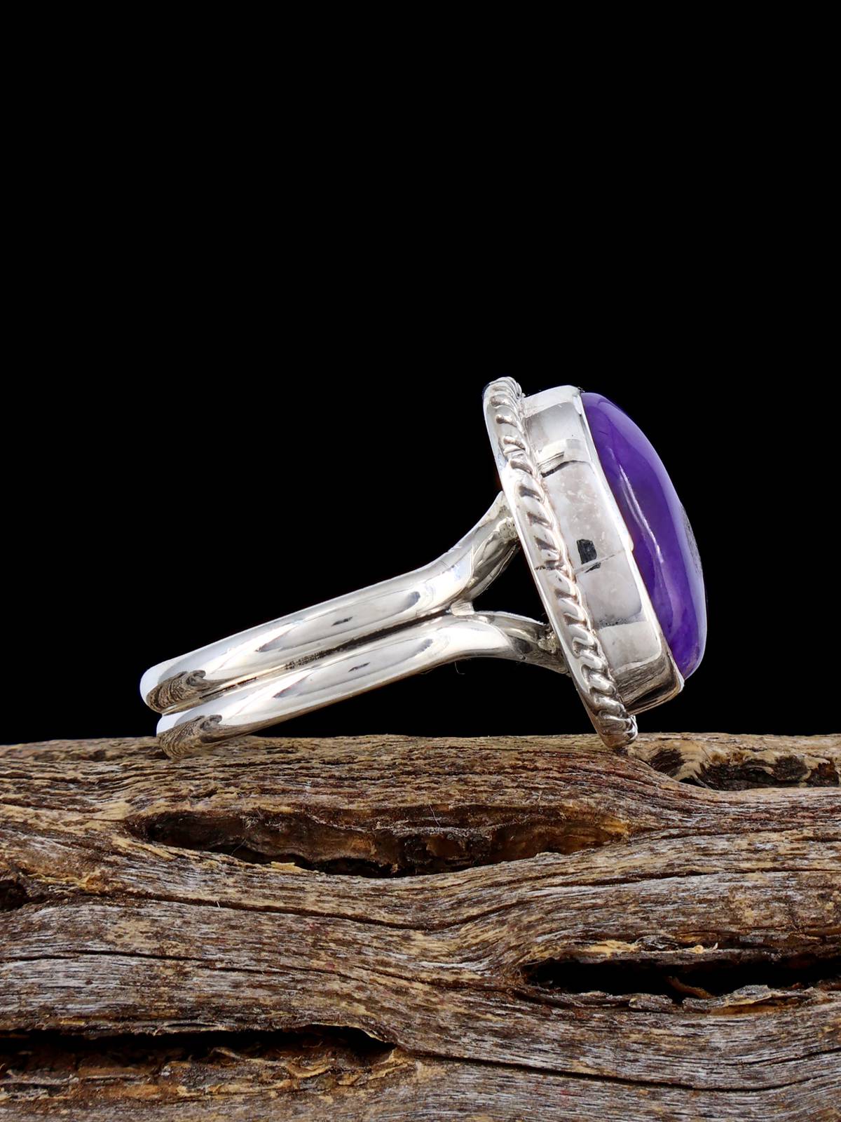 Bague Charoïte Navajo, Taille 6