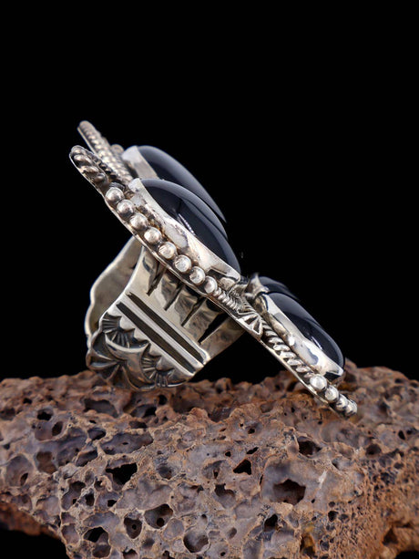Kingman Redweb Bague en argent sterling turquoise, taille 10,5
