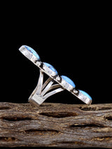 Navajo Golden Hill Turquoise Ring, Size 8 3/4 - PuebloDirect.com