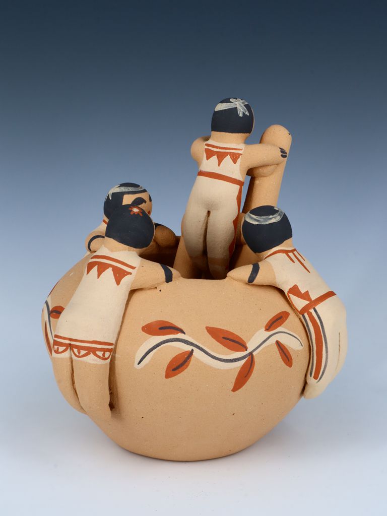 Jemez Pueblo Pottery Friendship Bowl - PuebloDirect.com
