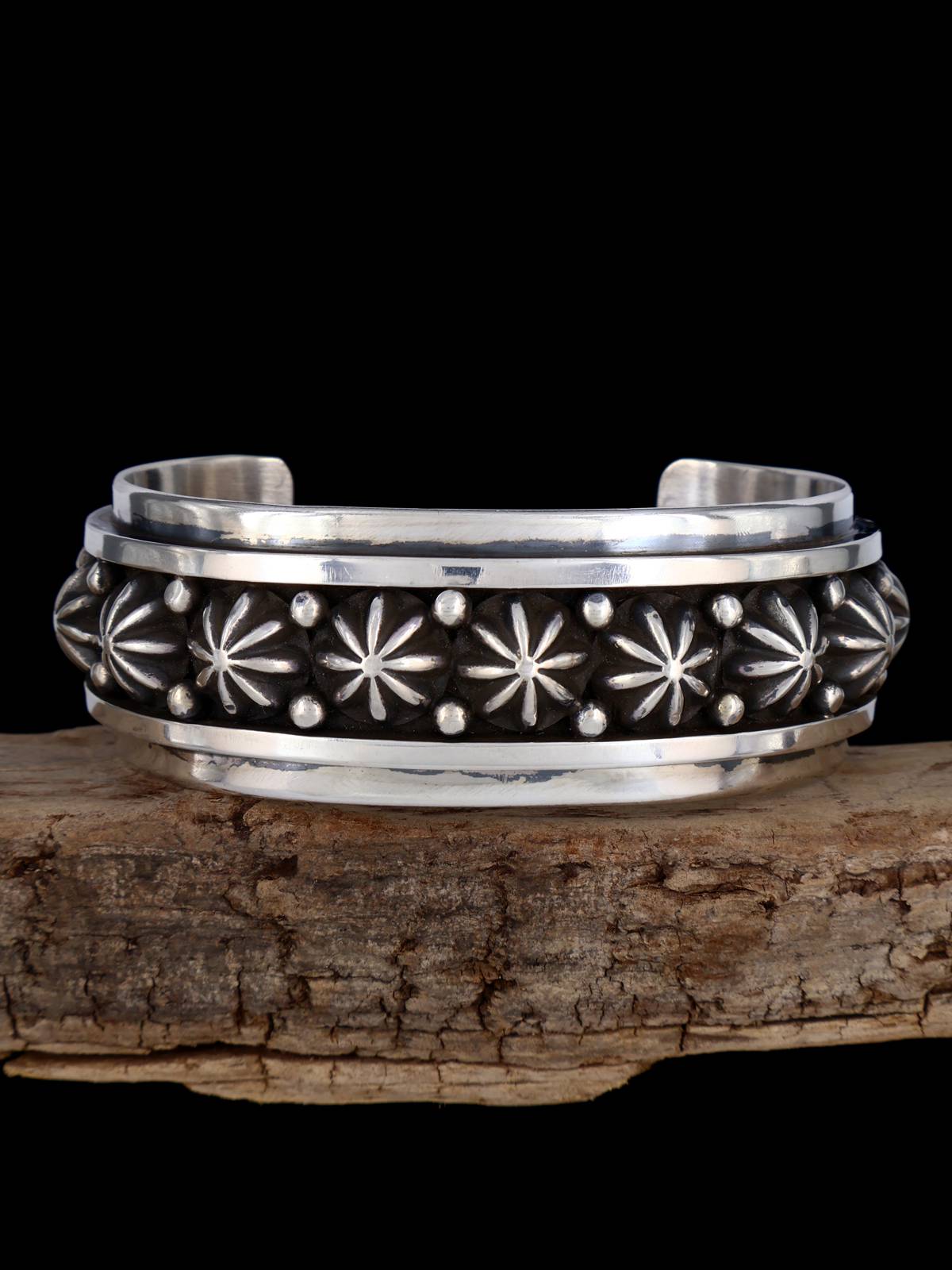 アクセサリー Navajo Allen Lee Sterling Bangle Navajo Allen Lee Sterling Bangle
