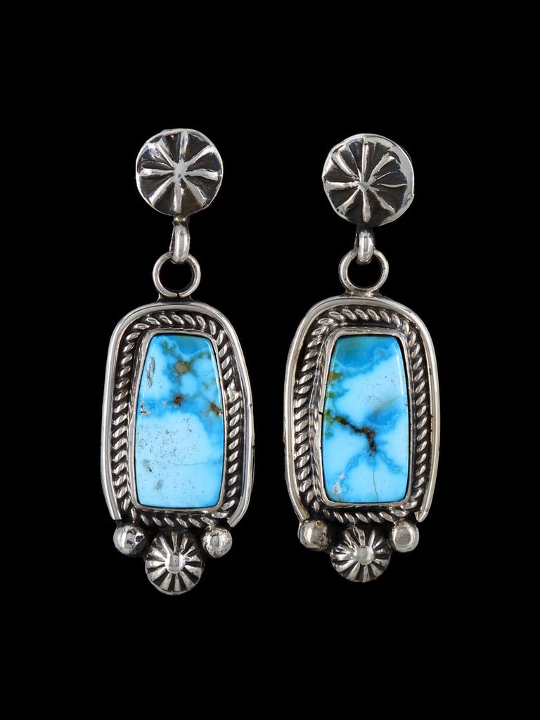 Genuine Thunder Creek Turquoise Post Earrings - 10 x 14 mm main image 0