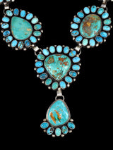 Native American Jewelry Royston Turquoise Lariat Necklace