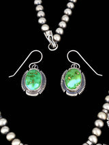 Sonoran Gold Turquoise Sterling Silver Storyteller Naja Necklace Set - PuebloDirect.com