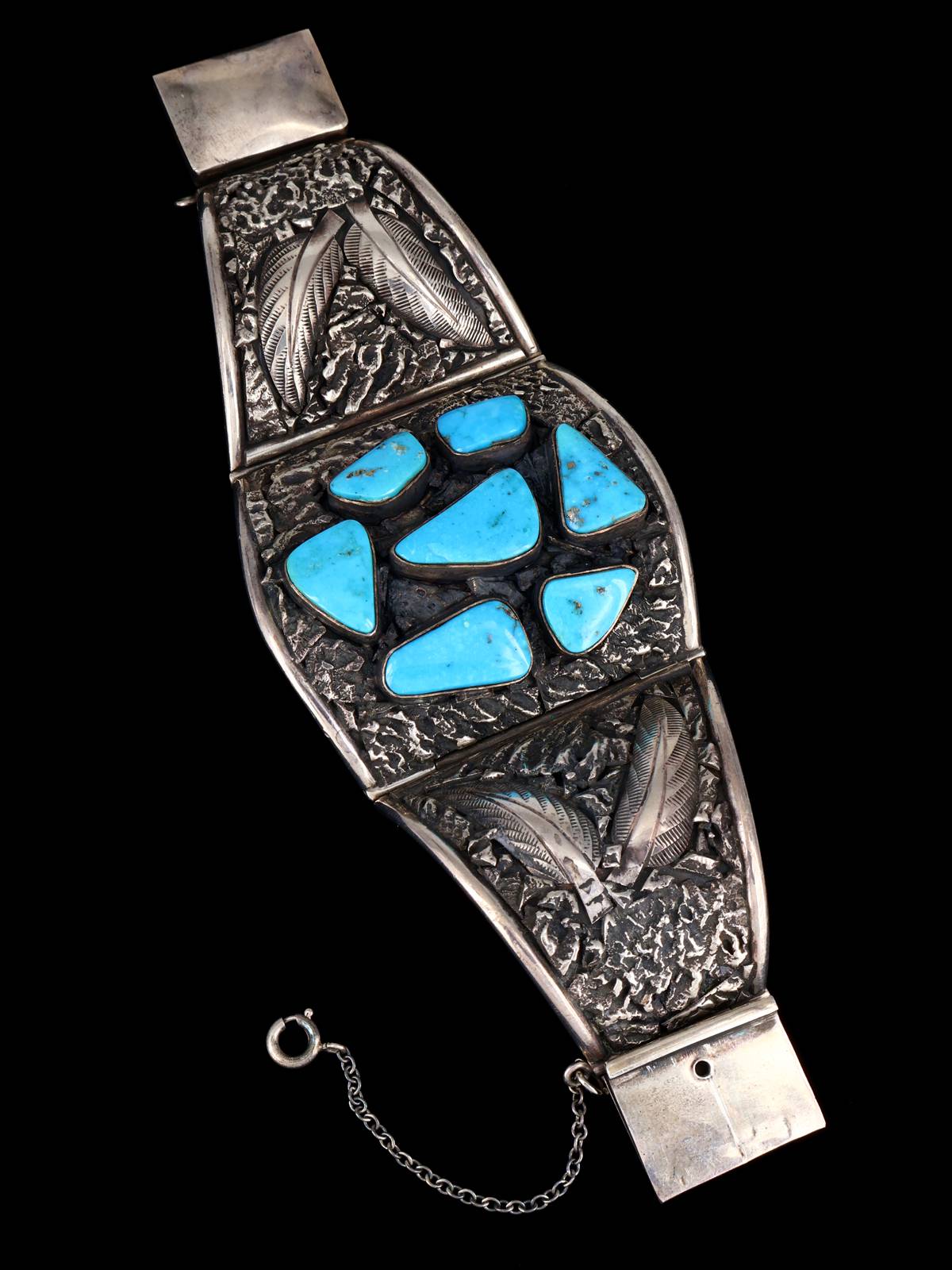 アクセサリー circulation by KAXACO MOUT RECON TAILOR Vintage Estate Navajo Sterling Silver Morenci Turquoise Bracelet