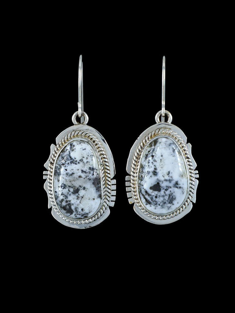 IT - Calvin Spencer Navajo Handmade S/S White Buff Earrings main image 1