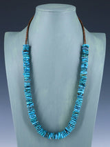 Native American Single Strand Turquoise Necklace - PuebloDirect.com