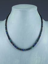 Navajo Single Strand Ethiopian Opal Necklace - PuebloDirect.com