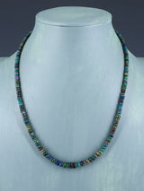 Navajo Single Strand Ethiopian Opal Necklace - PuebloDirect.com