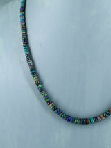 Navajo Single Strand Ethiopian Opal Necklace - PuebloDirect.com