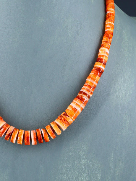 Native American Jewelry Spiny Oyster Single Strand Necklace