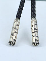 Native American Sterling Silver Golden Hill Turquoise Bolo Tie