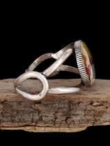 Estate Owyhee Jasper Sterling Silver Bracelet - PuebloDirect.com