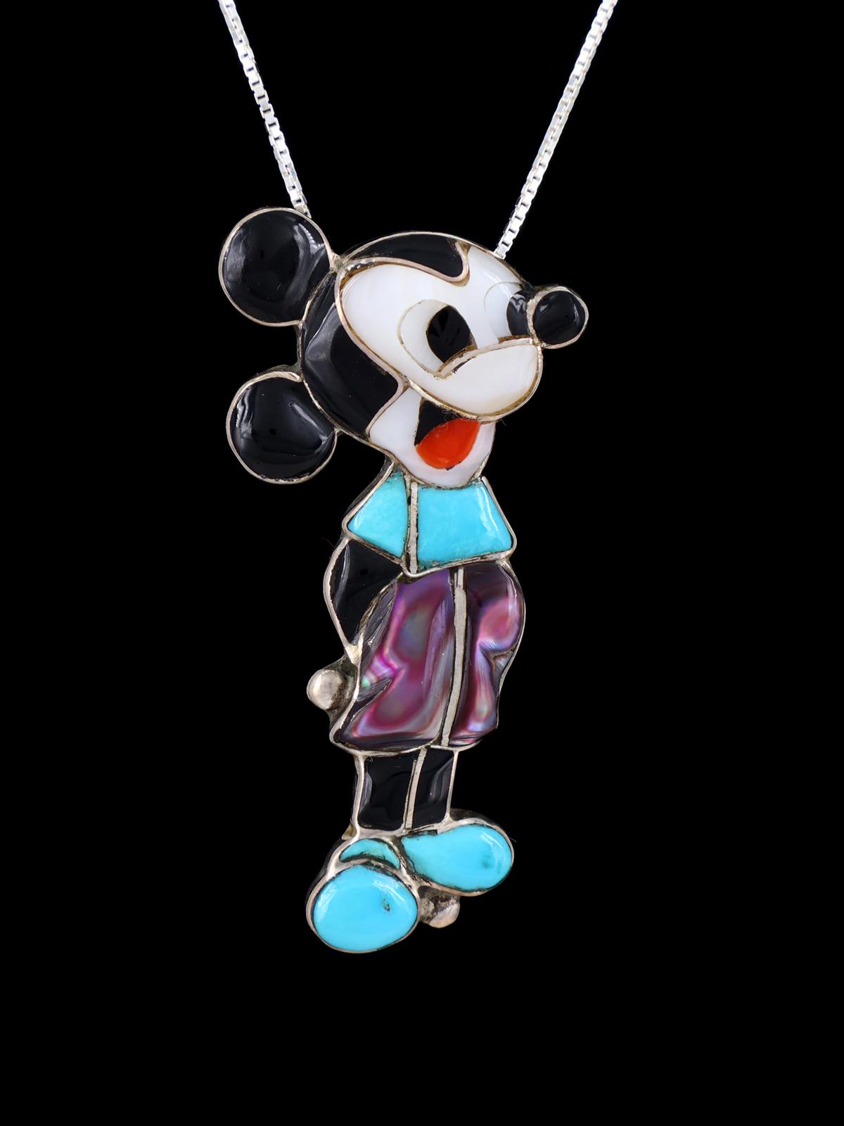 Vintage Old Zuni Inlay Pendant