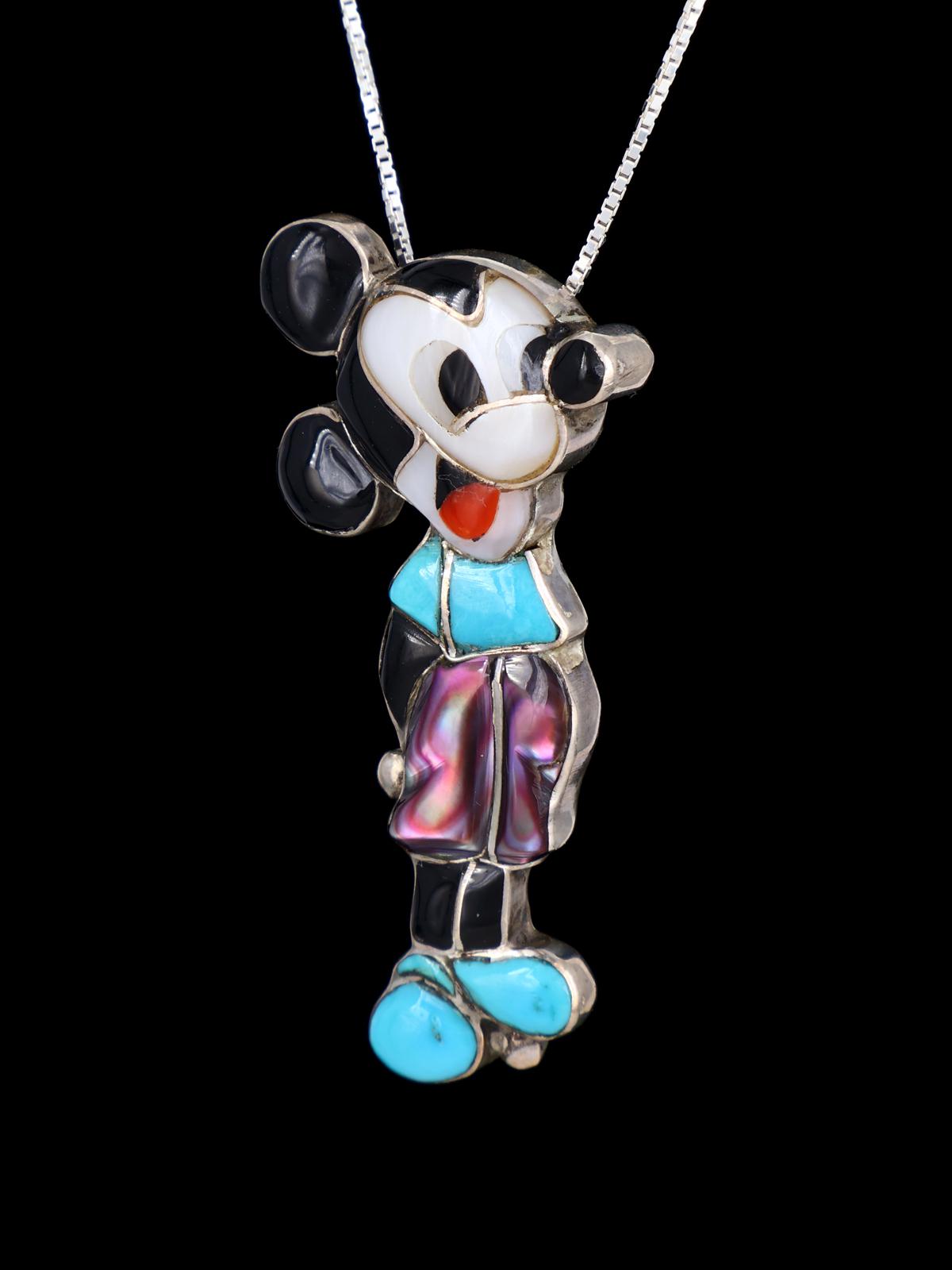 Vintage Old Zuni Inlay Pendant