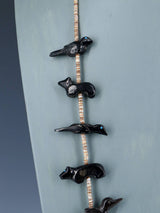 Vintage Single Strand Zuni Fetish Carved Animal Necklace - PuebloDirect.com
