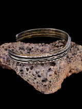 Vintage Estate Native American Sterling Silver Cuff Bracelet