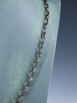 Vintage Native American Sterling Silver Heavy Hand Made Chain