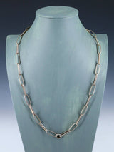 Vintage Native American Sterling Silver Heavy Hand Made Chain
