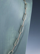 Vintage Native American Sterling Silver Heavy Hand Made Chain