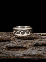 Estate Sterling Silver Overlay Ring, Size 7 3/4