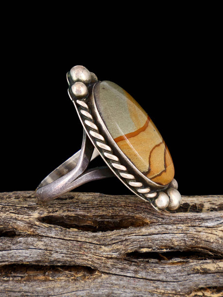 Vintage Native American Sterling Silver Ring, Size 9 - PuebloDirect.com