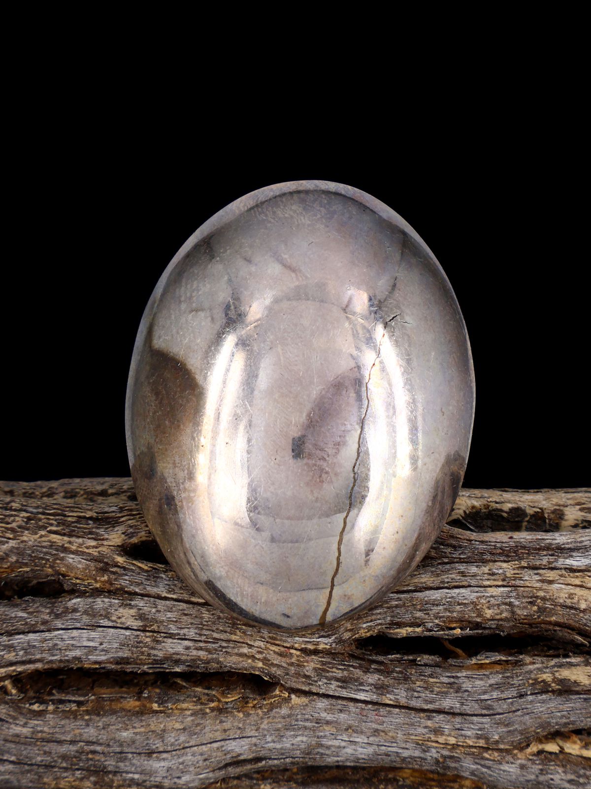 Estate Sterling Silver Domed Ring, Size 6 - PuebloDirect.com