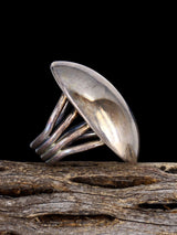 Estate Sterling Silver Domed Ring, Size 6 - PuebloDirect.com