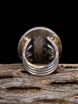 Estate Sterling Silver Domed Ring, Size 6 - PuebloDirect.com
