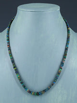 Navajo Single Strand Ethiopian Opal Necklace