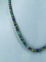 Navajo Single Strand Ethiopian Opal Necklace