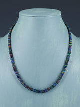Navajo Single Strand Ethiopian Opal Necklace