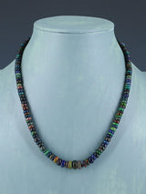 Navajo Single Strand Ethiopian Opal Necklace