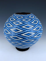 Mata Ortiz Hand Made Geometric Design Pottery - PuebloDirect.com