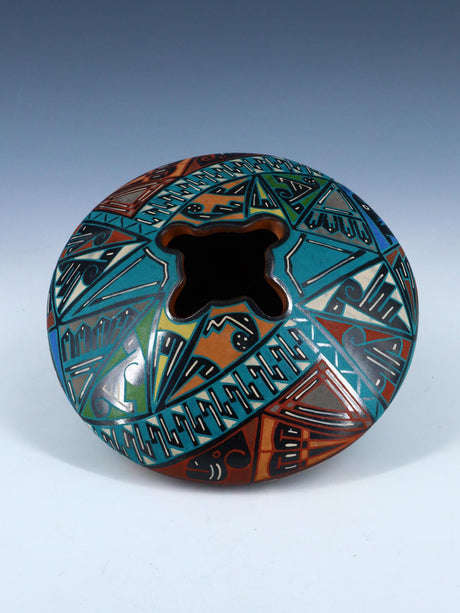 Bol de poterie enroulé et peint à la main Mata Ortiz