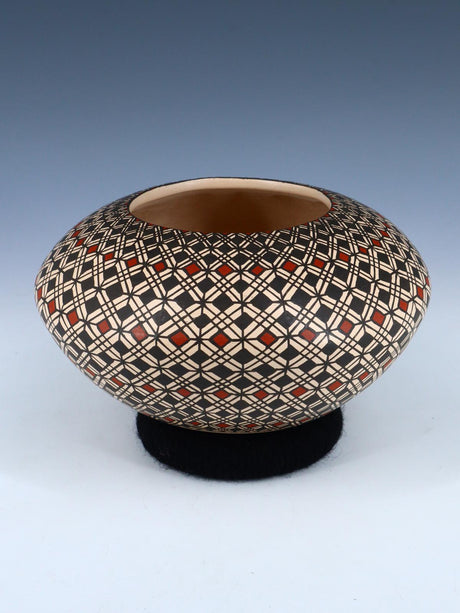 Mata Ortiz Hand Coiled Painted Pottery