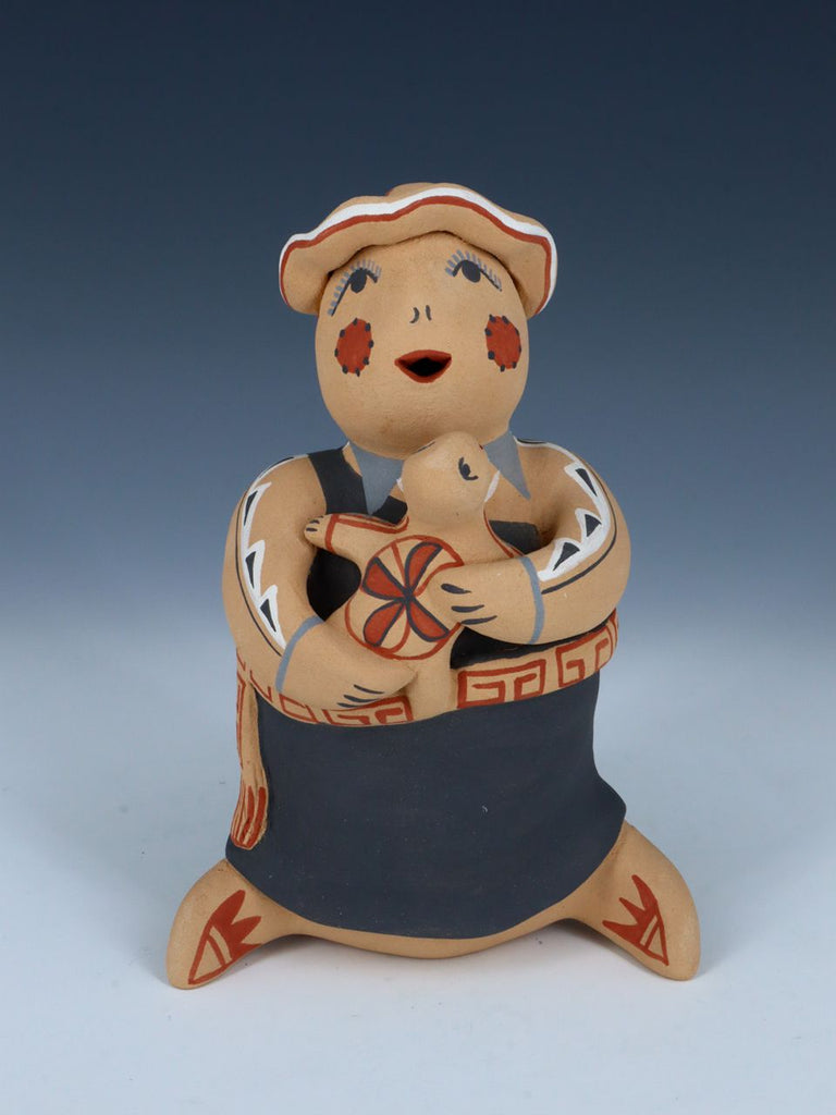 Jemez Pueblo Pottery Turtle Storyteller Doll - PuebloDirect.com