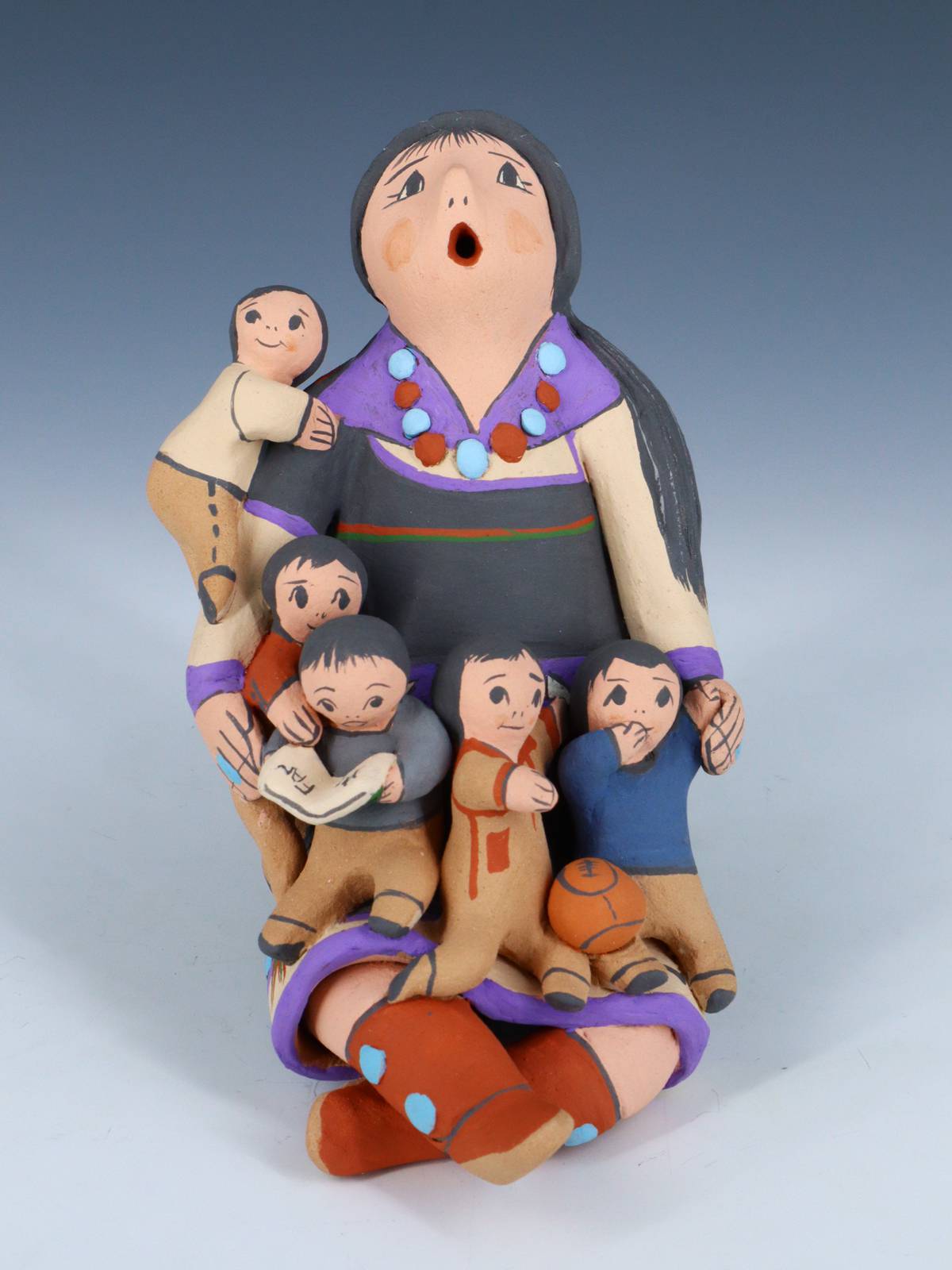 コチチ ストーリーテラー／Cochiti 陶器人形 daikichi1739